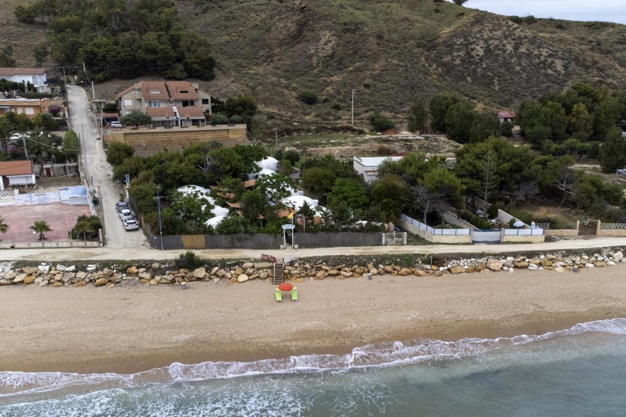 3 Sirene Sciacca Fronte Mare Villa Exteriör bild