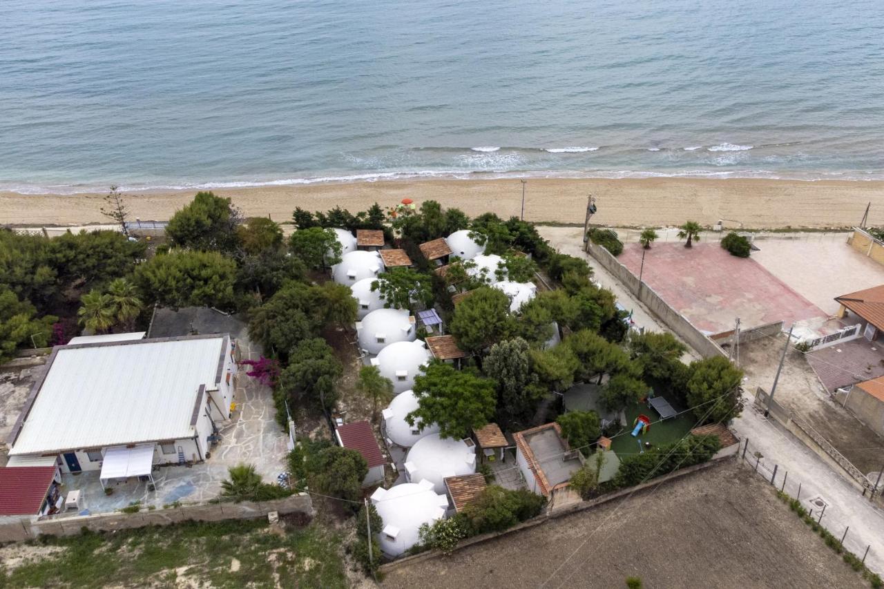 3 Sirene Sciacca Fronte Mare Villa Exteriör bild
